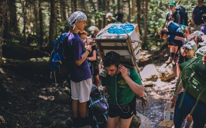 Use headphones on the trail rather than speakers to preserve a peaceful outdoor experience for others.