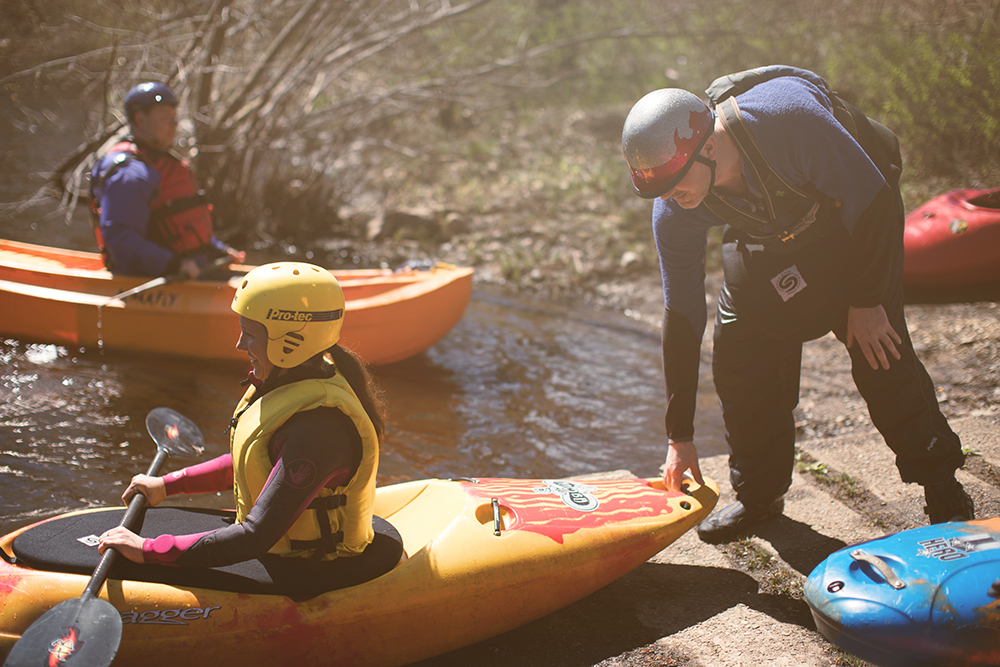 swiftwater paddling