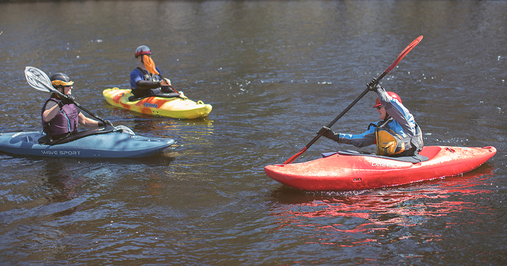 swiftwater paddling