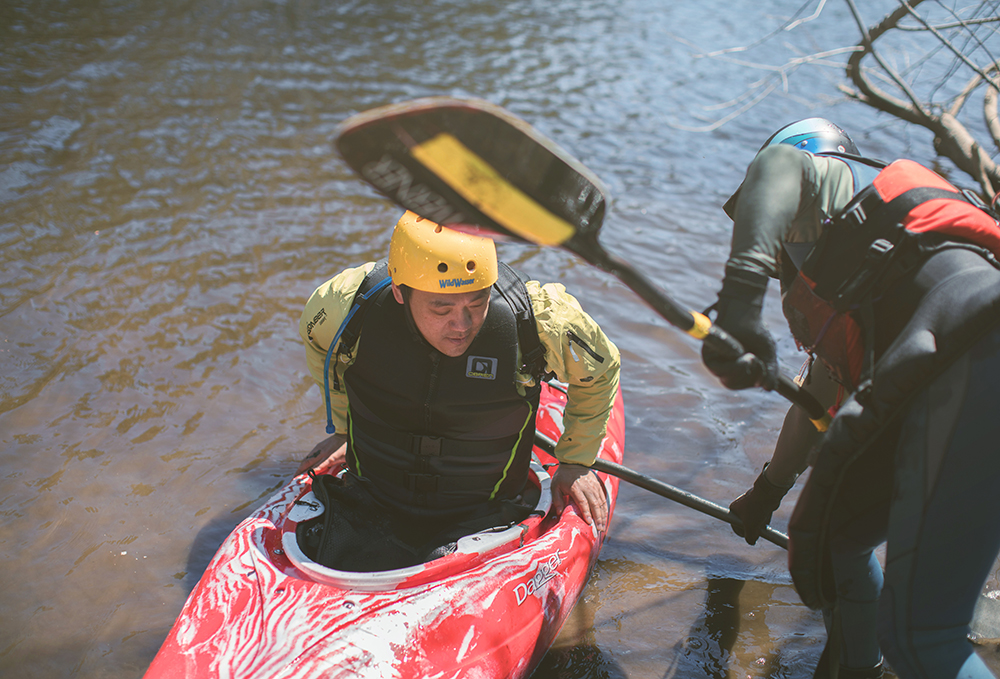 swiftwater paddling