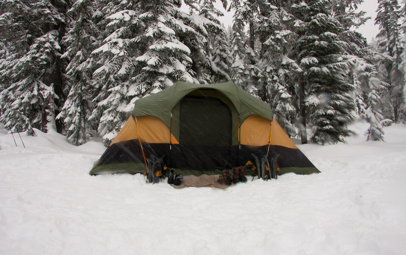 winter camp site