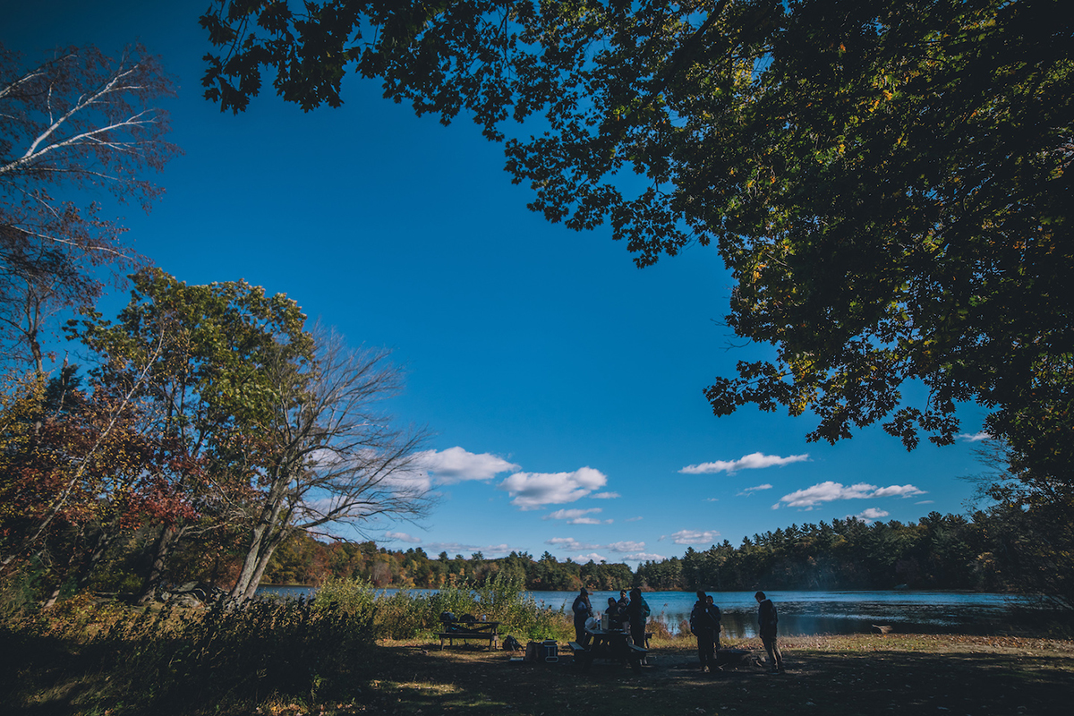 camping at Harold Parker State Forest