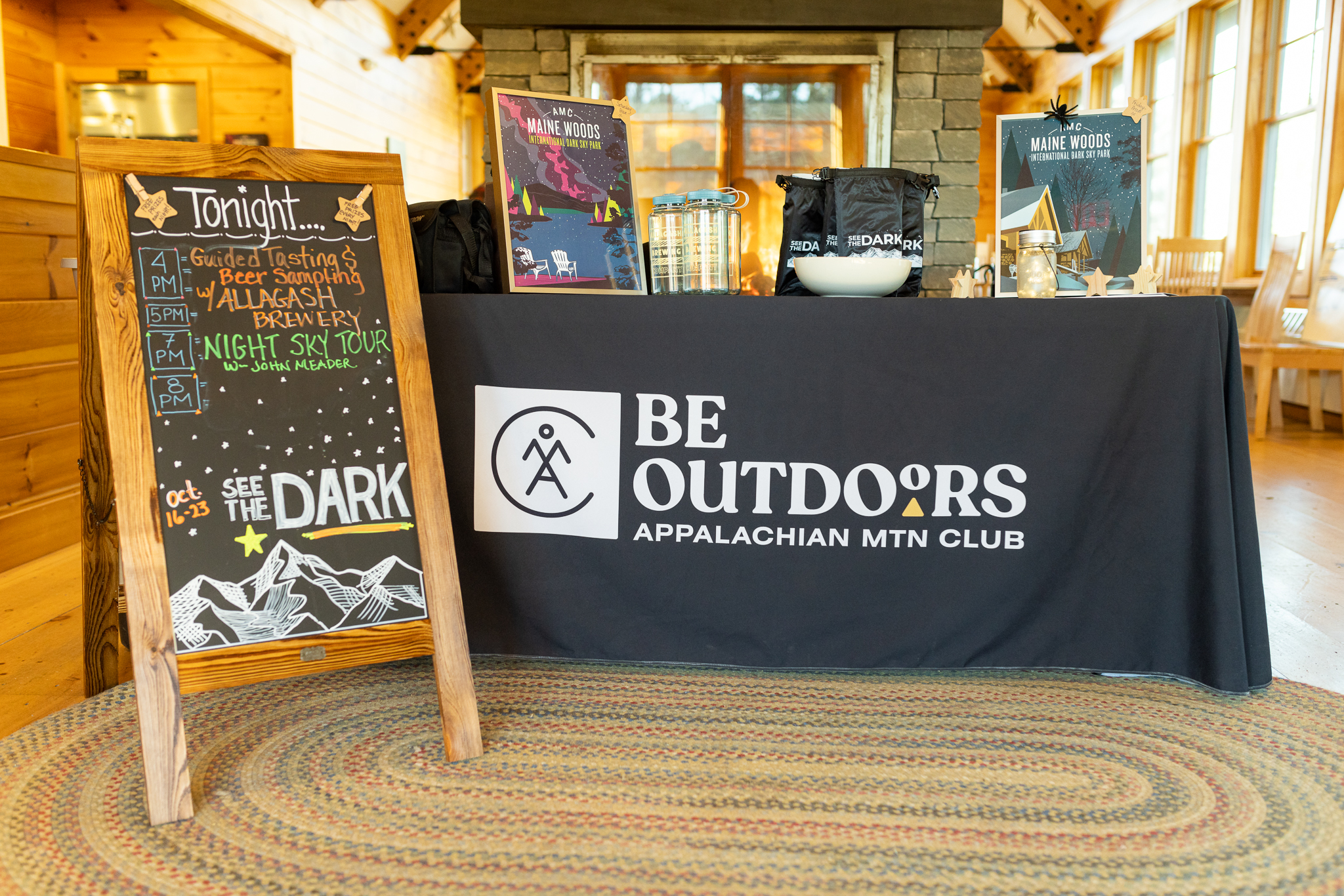 J WalterAllagash Brewing Company beer tasting at See the Dark Festival at Medawisla Lodge.