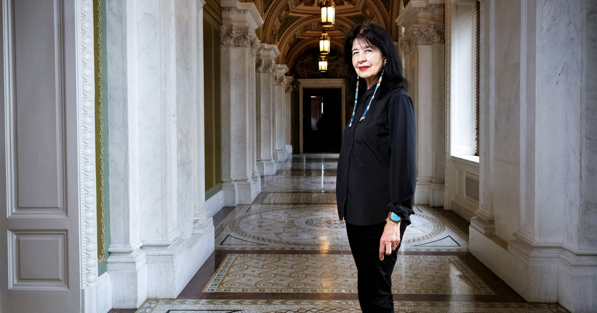 Shawn Miller/ Library of CongressJoy Harjo became the U.S.’s first indigenous poet laureate in 2019.