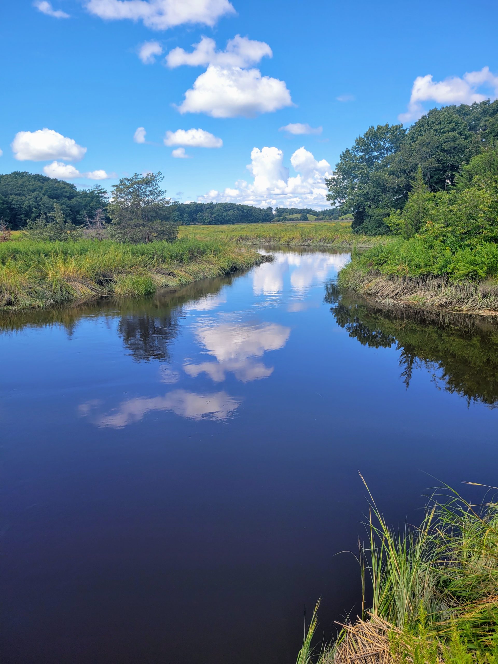 View from the Newbury Salt Marsh in Newbury, MA