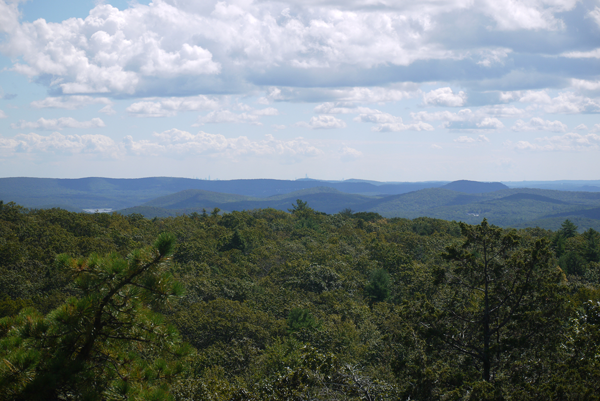 View from Bearfort Mountain