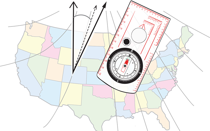 declination map