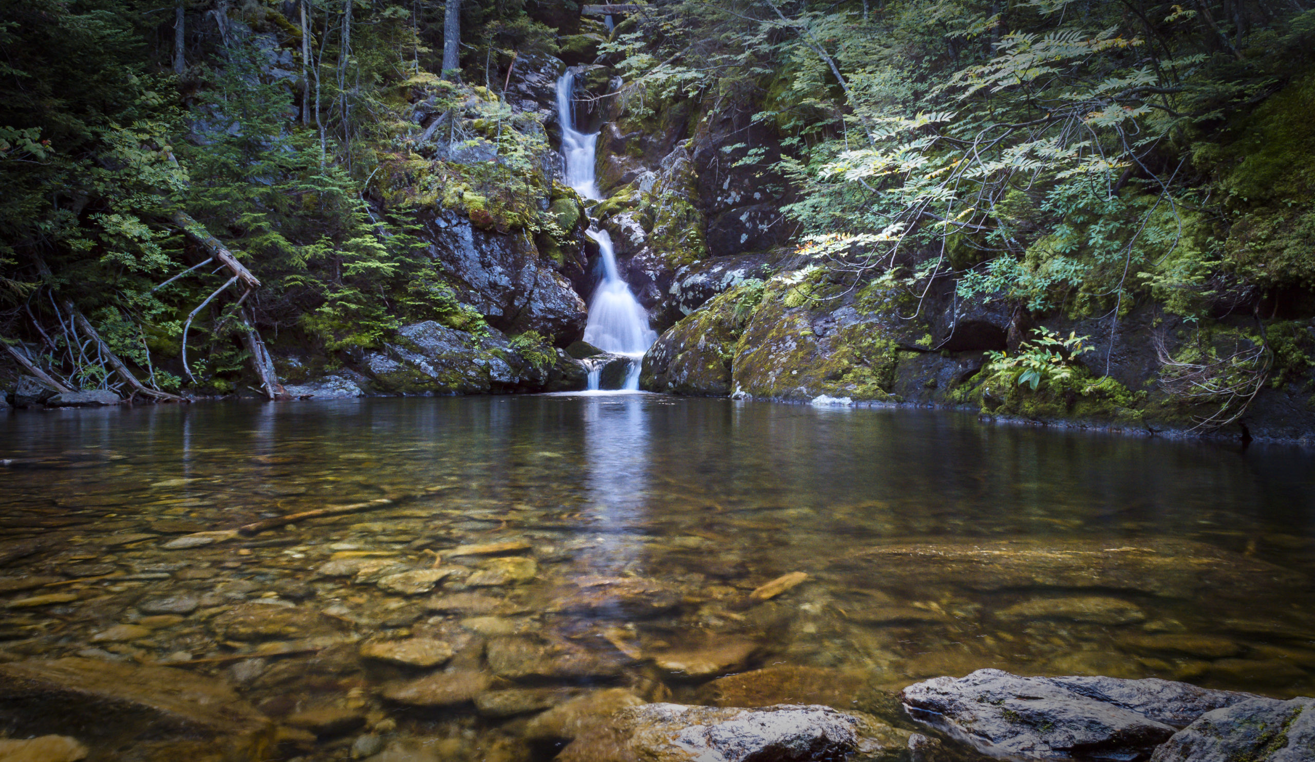 view of waterfall in Gem Pool on