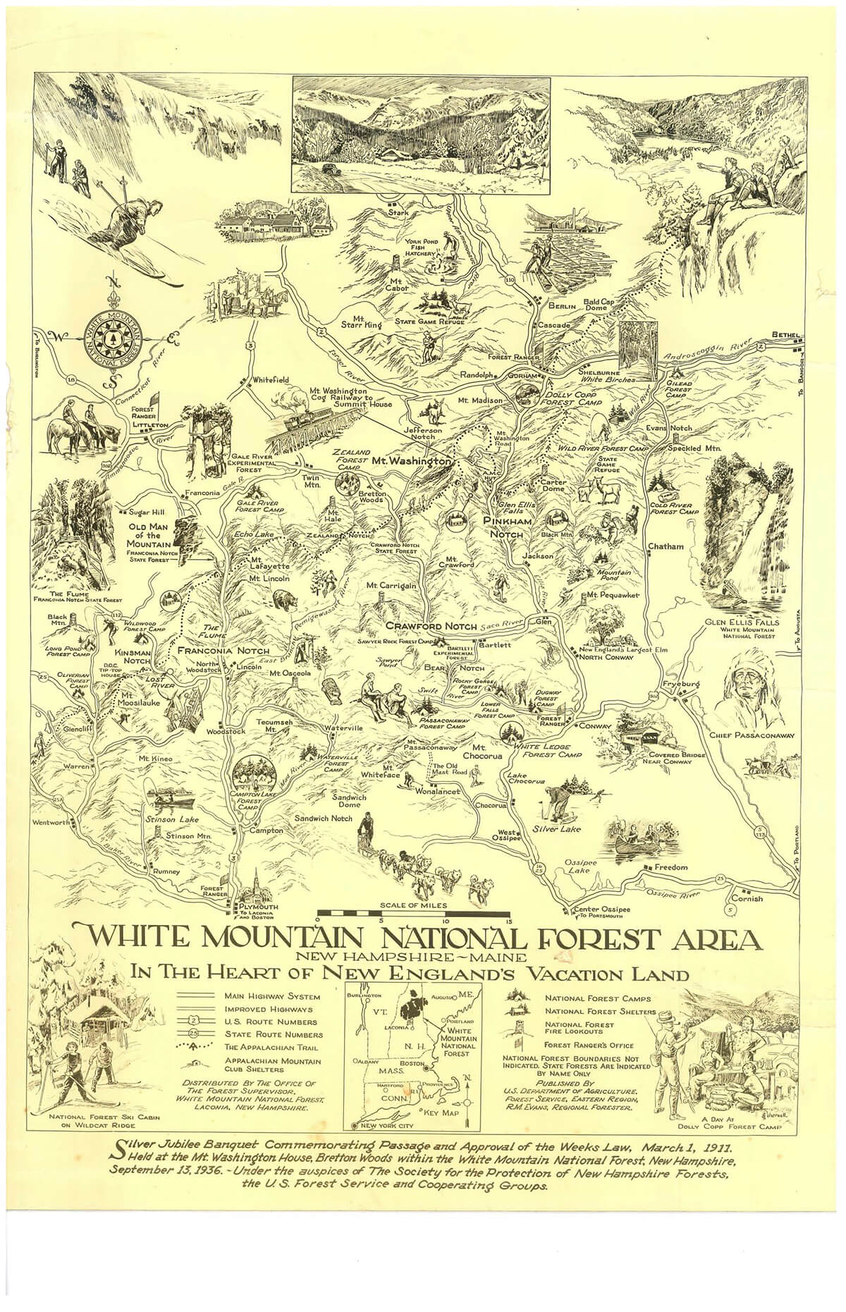 Wmnf Weeks Act 1936 Map