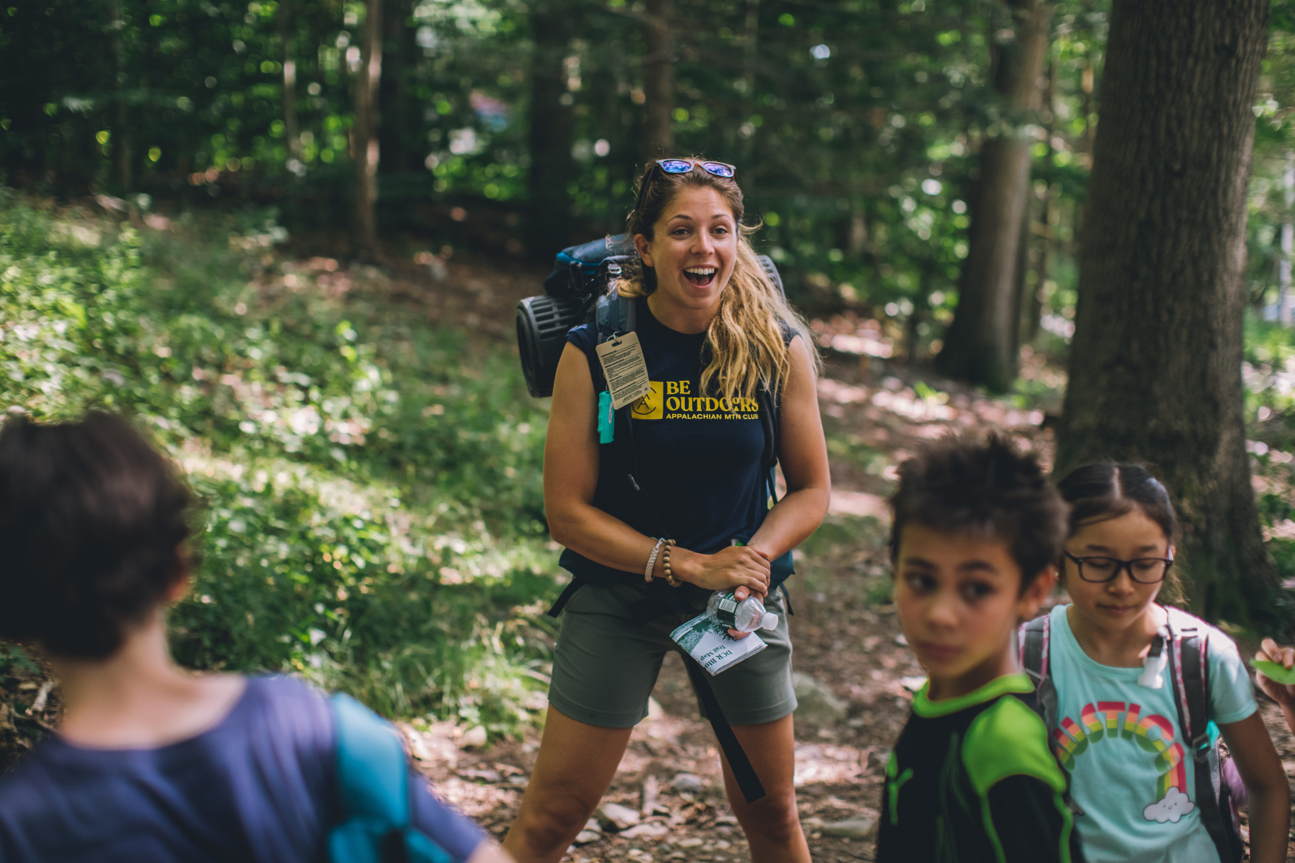 Aug. 1, 2019. Blue Hills Resvervation, Massachusetts-- A YOP program. Photo by Paula Champagne.