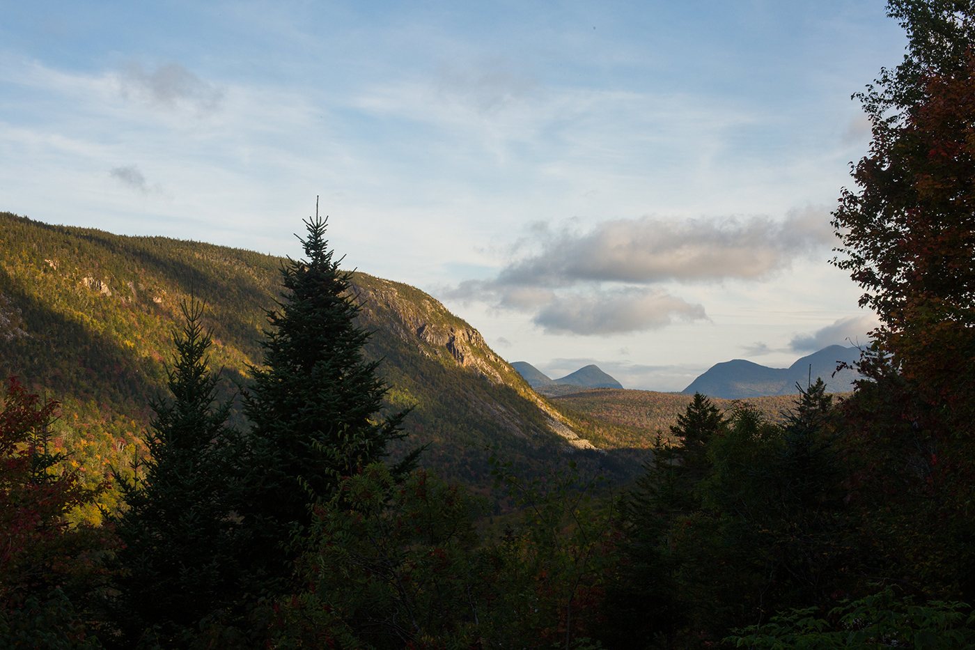 hiking in the white mountains