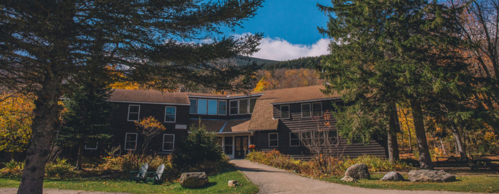 Oct. 16, 2018. AMC Joe Dodge Lodge, Pinkham Notch, White Mountain National Forest, New Hampshire-- Photo by Paula Champagne.