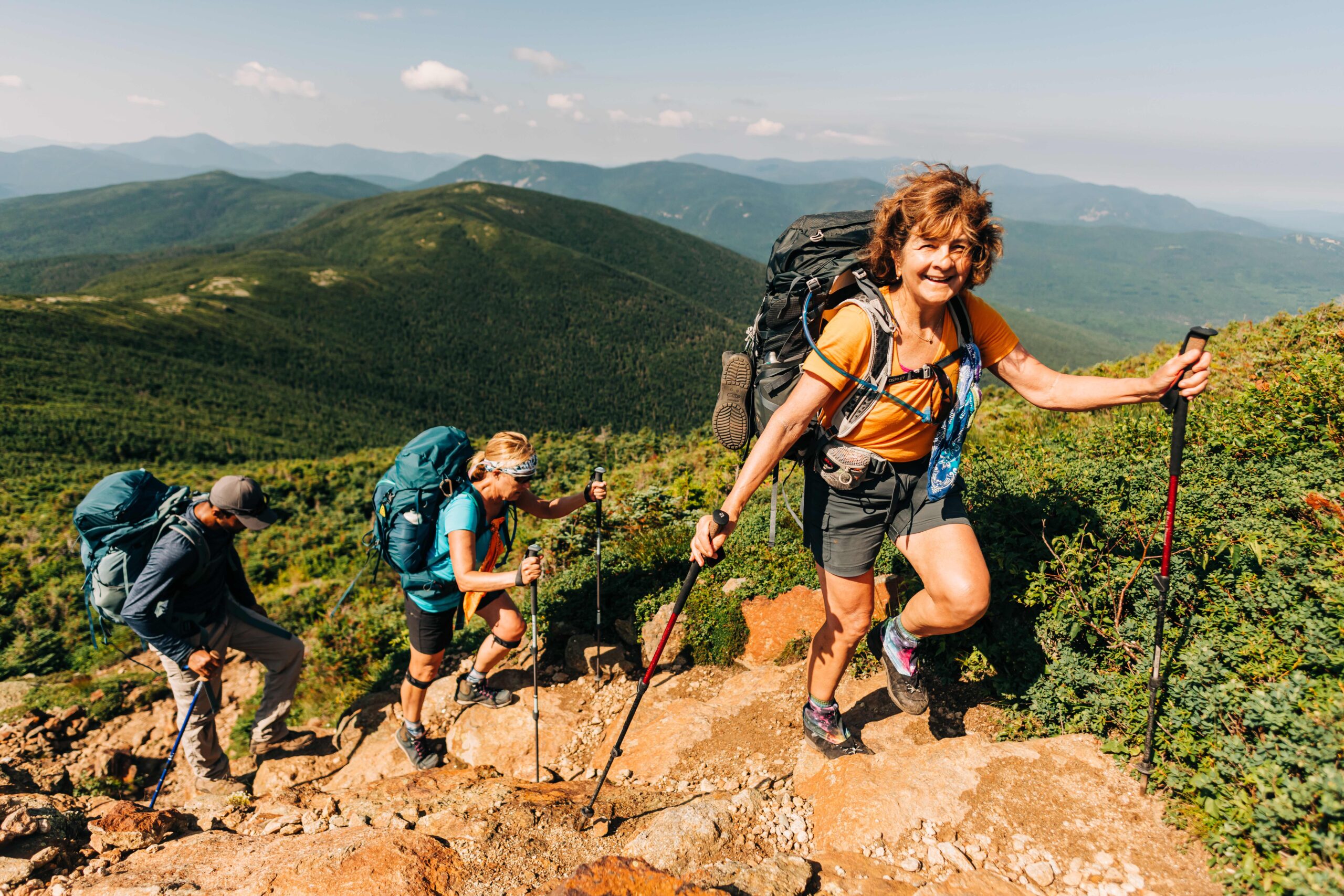 Hikers on Crawford Path, NH