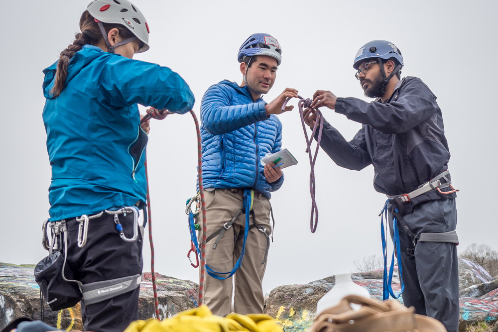 Spring climbing