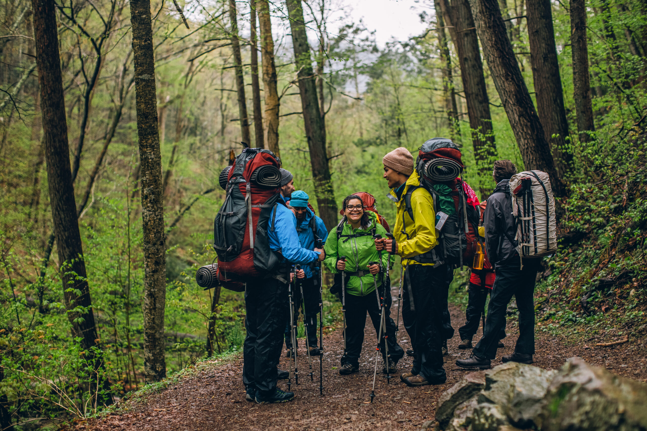 Group on the trails by the Mohican Outdoor Center, NJ