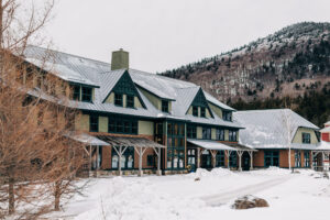 Highland Center in the snow